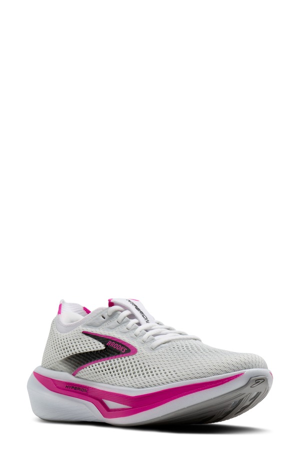 ブルックス レディース シューズ スニーカー Brooks Hyperion 3 Running Shoe White/Luminary/Cyber Pink 白いこと