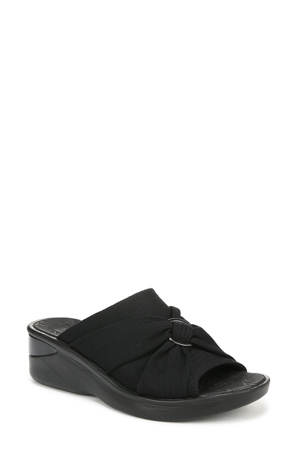 ライフストライド レディース シューズ パンプス サンダル LifeStride Serenade Slide Sandal Black 黒いこと