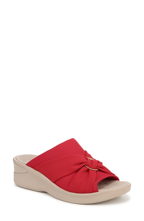 ライフストライド レディース シューズ パンプス サンダル LifeStride Serenade Slide Sandal Red 赤いこと