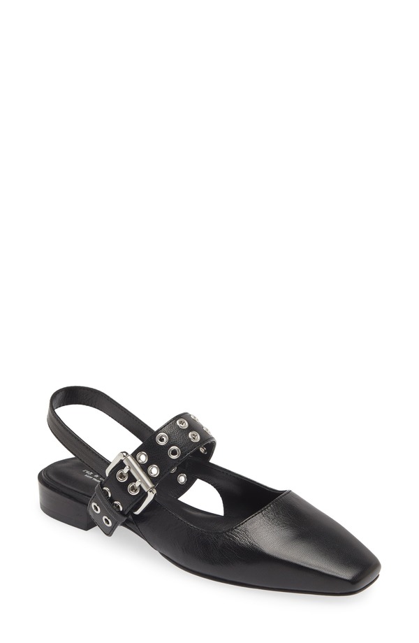 ラグアンドボーン レディース シューズ パンプス rag \u0026 bone Astra Mary Jane Slingback Flat Blk