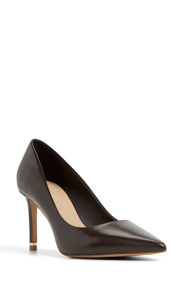 テッドベーカー レディース シューズ パンプス Ted Baker London Pointed Toe Pump Dark Brown 赤銅色