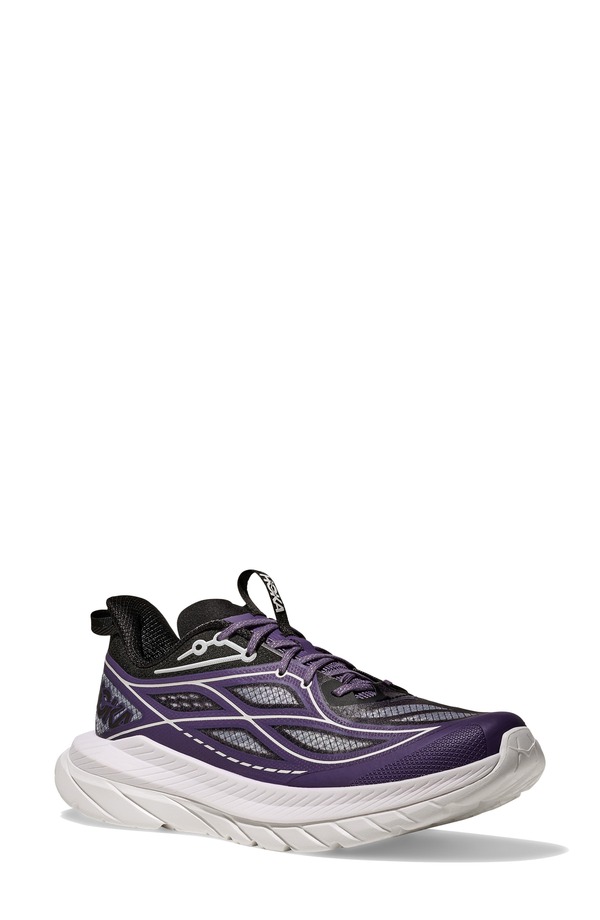 ホカオネオネ レディース シューズ スニーカー HOKA Mach Remastered Sneaker Berry Patch / Carbon Black 黒いこと