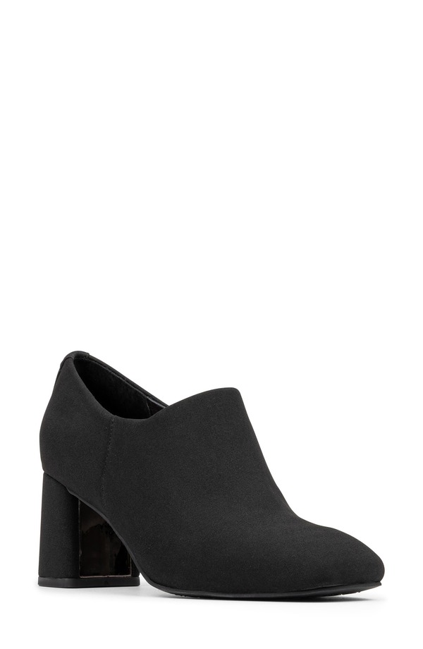 ドナルドプリネール レディース シューズ ブーツ・レインブーツ 踵 Donald Pliner Pleeze Block Heel Bootie Black 黒いこと