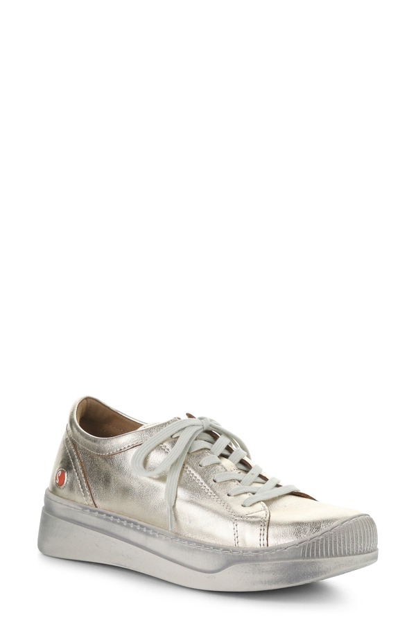 ソフチノス レディース シューズ スニーカー Softinos by Fly London Apor Sneaker 017 Champagne Lamina 三鞭酒