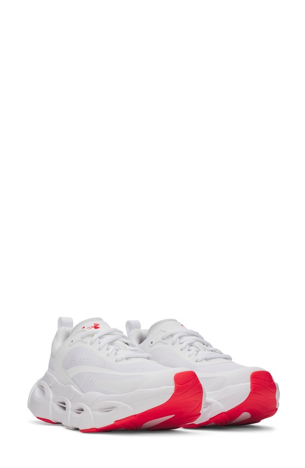 アンダーアーマー レディース シューズ スニーカー Under Armour UA Halo Racerunning Shoe White/ Red 白いこと