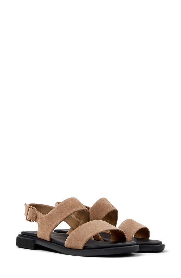 カンペール レディース シューズ パンプス サンダル Camper Edy Slingback Sandal Medium Brown 赤銅色