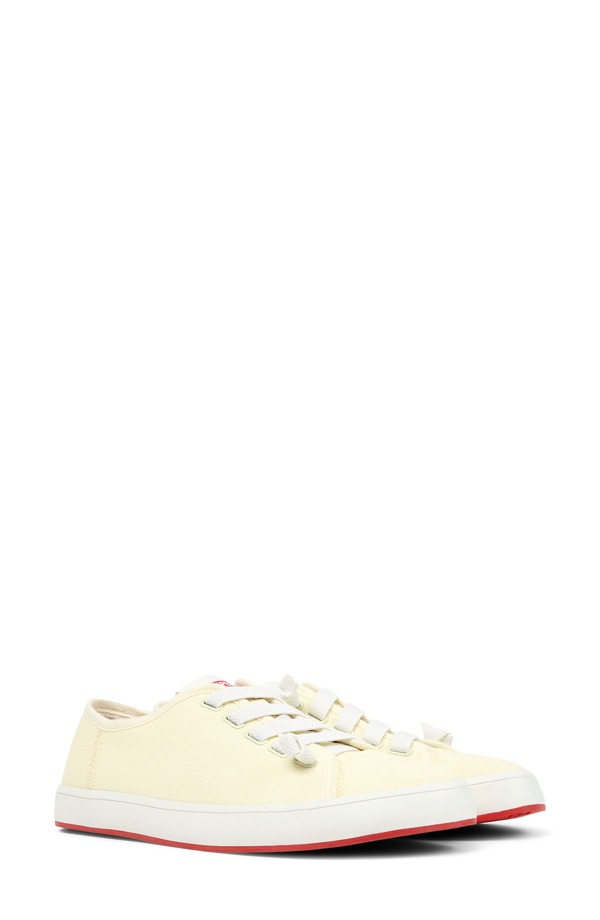 カンペール レディース シューズ スニーカー Camper Peu Rambla II Sneaker Light/ Pastel Yellow 黄色