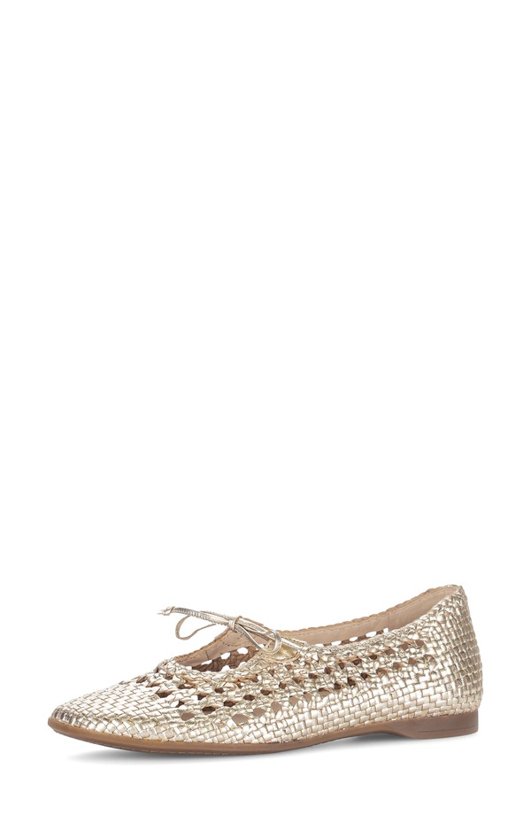 ガどんぶり鉢 レディース シューズ パンプス Gabor Woven Ballet Flat Perla