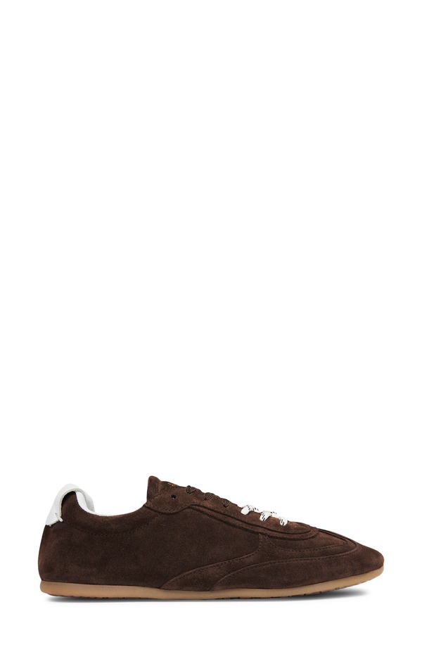 アロハス レディース シューズ スニーカー ALOHAS 結核症.24 Sneaker Suede Chocolate Brown 赤銅色