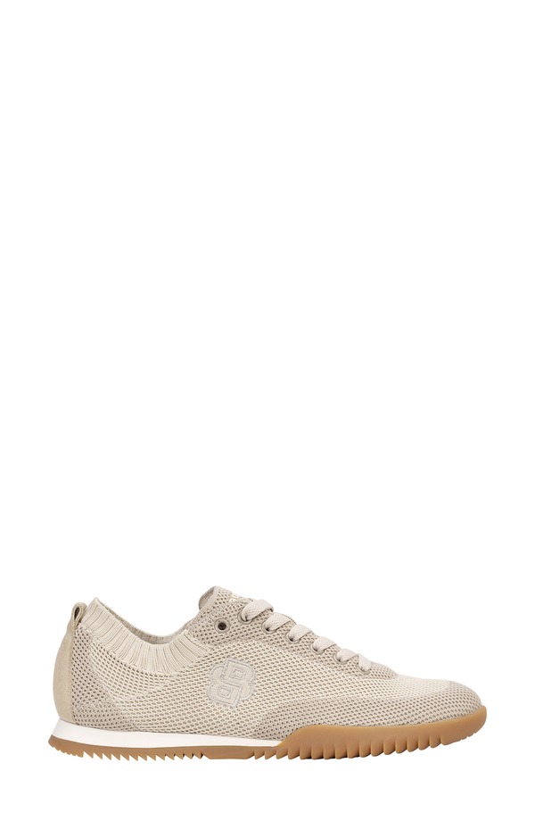主任者 レディース シューズ スニーカー 編み物 BOSS Carlynn Knit Sneaker Open White 白いこと