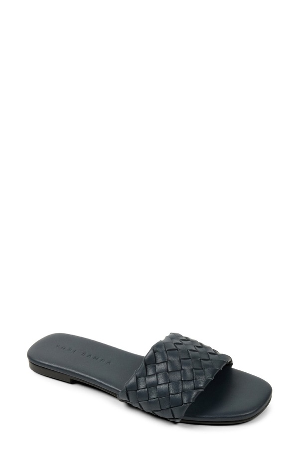 ヨシサムラ レディース シューズ サンダル Yosi Samra Nathalie Slide Sandal Navy 米国海軍