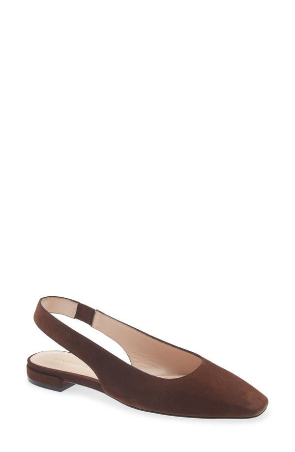 スチュアート ワイツマン レディース シューズ パンプス Stuart Weitzman Stassi Slingback Flat Walnut