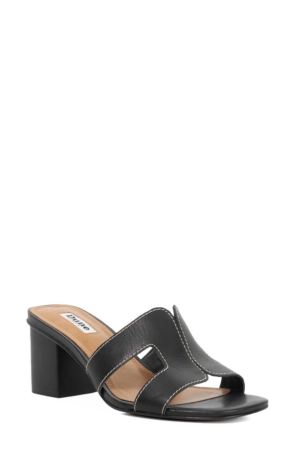 デューンロンドン レディース シューズ 踵 サンダル Dune London Jupe Slide Sandal Black 黒いこと