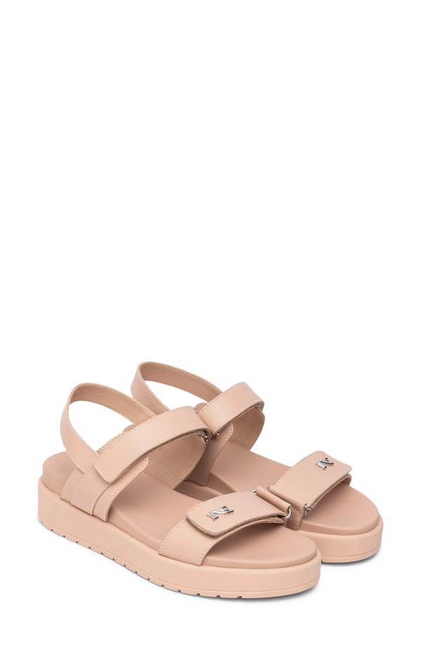 ネーロ ジャルディーニ レディース シューズ パンプス プラットホーム サンダル NeroGiardini Slingback Platform Wedge Sandal Natural