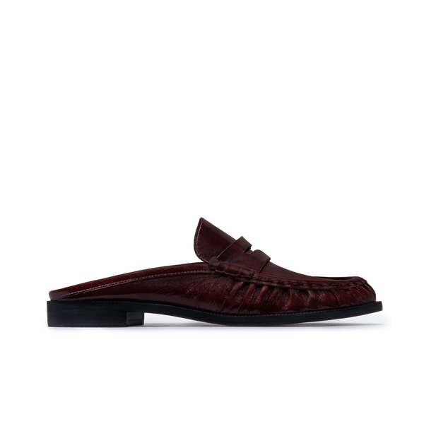 ベルナード レディース シューズ パンプス 置き目毛皮 Bernardo Footwear Tilda Mule Loafer Mule Chocolate Wine ぶどう酒