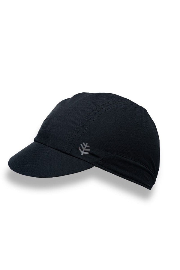 クーリバー レディース 付属物 鳥打ち帽 旗がしら Coolibar Cycling Cap UPF 50+ Sun Protection South Point Black 黒いこと