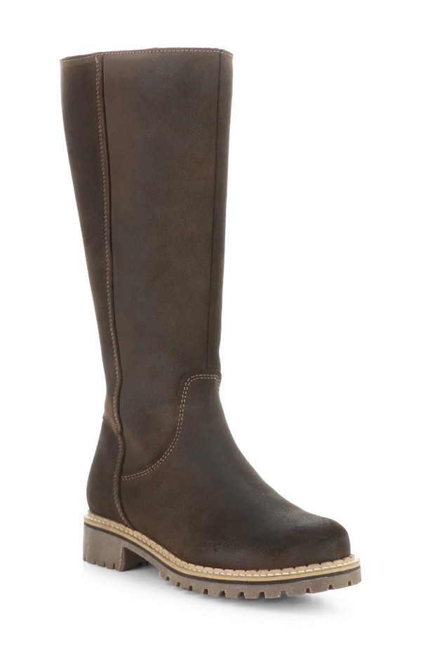 ボスアンドコー レディース シューズ ブーツ・レインブーツ Bos. \u0026 Co. Hudson Waterproof Boot Dk Brown Pampargen 赤銅色