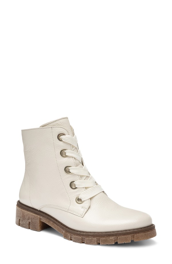 アラ レディース シューズ ブーツ・レインブーツ スピード競技 ara Debbie Lace-Up Boot White 白いこと