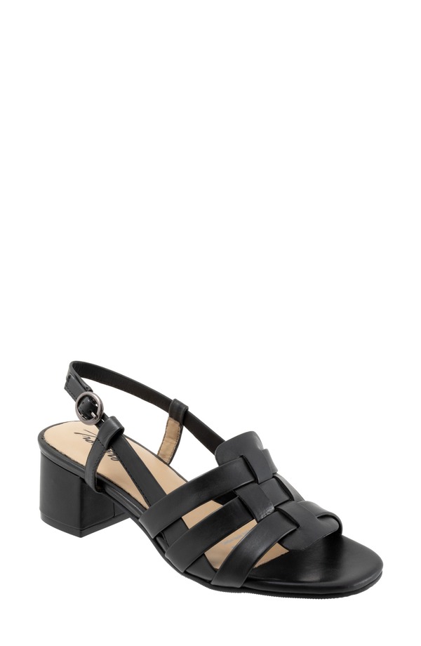 トロッターズ レディース シューズ パンプス サンダル Trotters Luna Slingback Sandal Black 黒いこと
