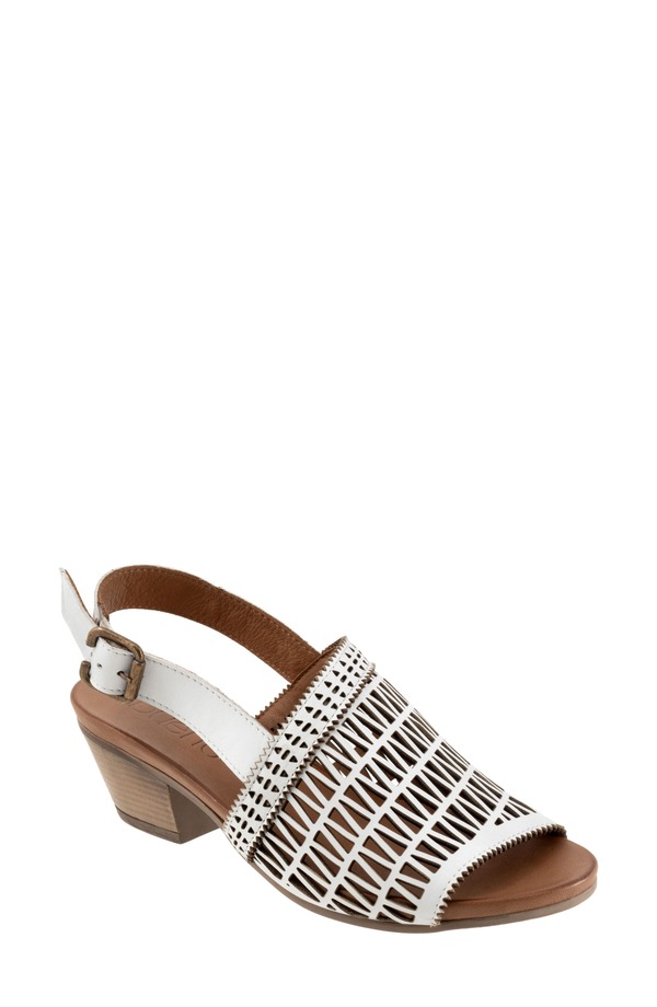ブエノ レディース シューズ 踵 サンダル Bueno Lia Slingback Sandal White 白いこと