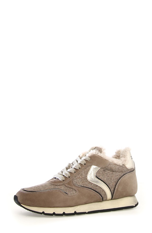 ボイルブランシェ レディース シューズ スニーカー Voile Blanche Julia Genuine Shearling Sneaker Taupe Beige ベージュ