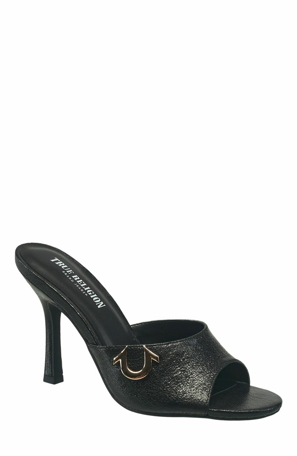 トゥルーレリジョン レディース シューズ パンプス 踵 True Religion Sophia Heel Black 黒いこと