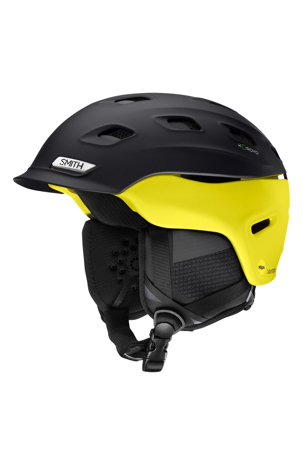 スミス レディース 添え物 かぶり笠 Smith Vantage Snow Helmet with ミップス Matte Black / High Voltage 黒いこと