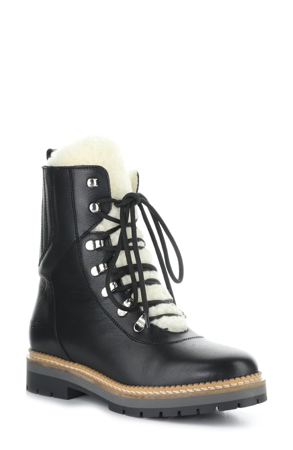 ボスアンドコー レディース シューズ ブーツ・レインブーツ 羊毛 Bos. \u0026 Co. Adley Waterproof Wool Boot Black 黒いこと