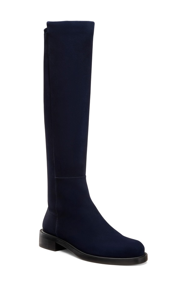 スチュアート ワイツマン レディース シューズ ブーツ・レインブーツ Stuart Weitzman 5050 Gisele Knee High Boot Nice Blue/ Nice Blue/ 青碧