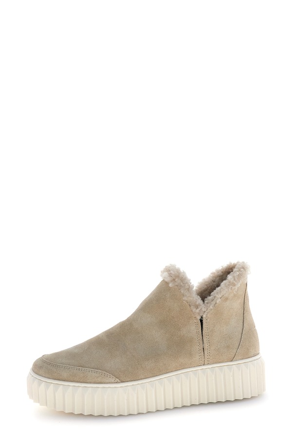 ボイルブランシェ レディース シューズ ブーツ・レインブーツ Voile Blanche Luna Genuine Shearling Lined Bootie Light Beige ベージュ