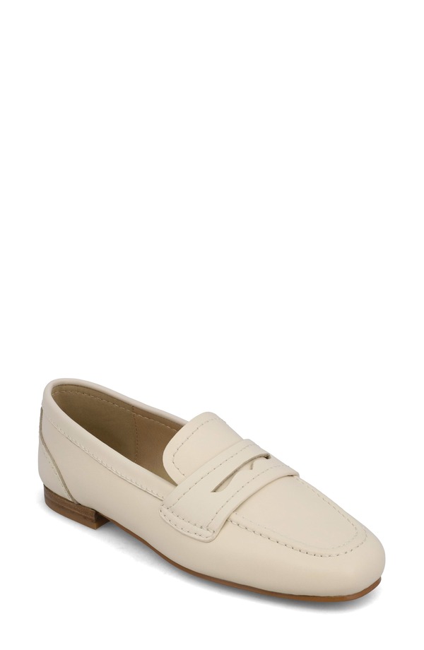 ミアリミテッドエディション レディース シューズ パンプス 置き目毛皮 MIA Limitedition Bahar Penny Loafer Bone Leath