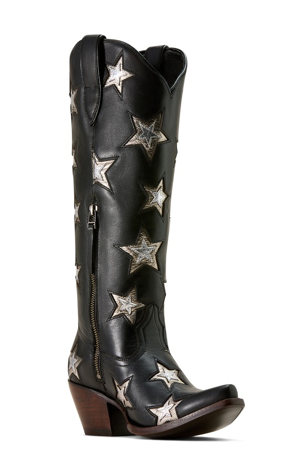 アリアト レディース シューズ ブーツ・レインブーツ Ariat Casanova Star X Toe Western Boot Black 黒いこと