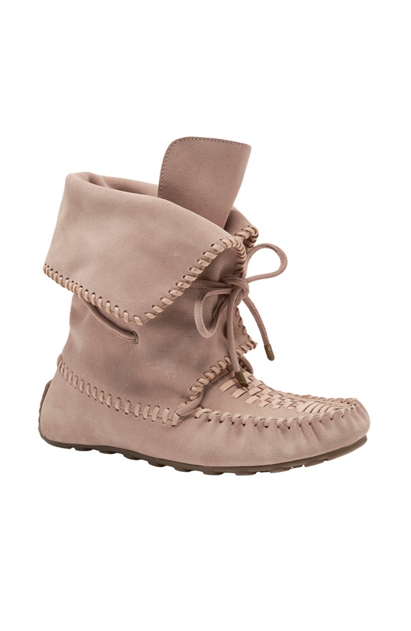 フリーピープル レディース シューズ ブーツ・レインブーツ Free People Misty Moc Toe Boot Pearl Blush Suede パール
