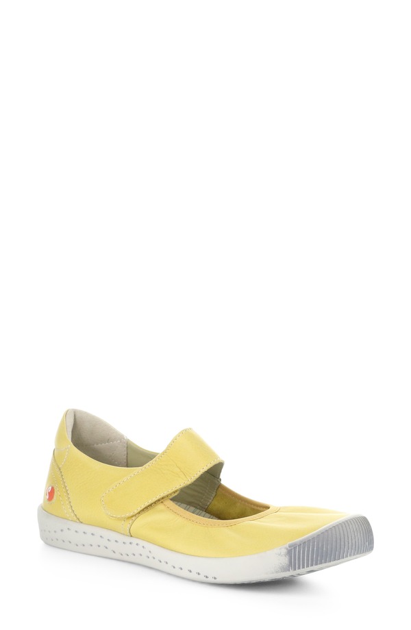 ソフチノス レディース シューズ スニーカー Softinos by Fly London Igla Mary Jane Sneaker Yellow 黄色