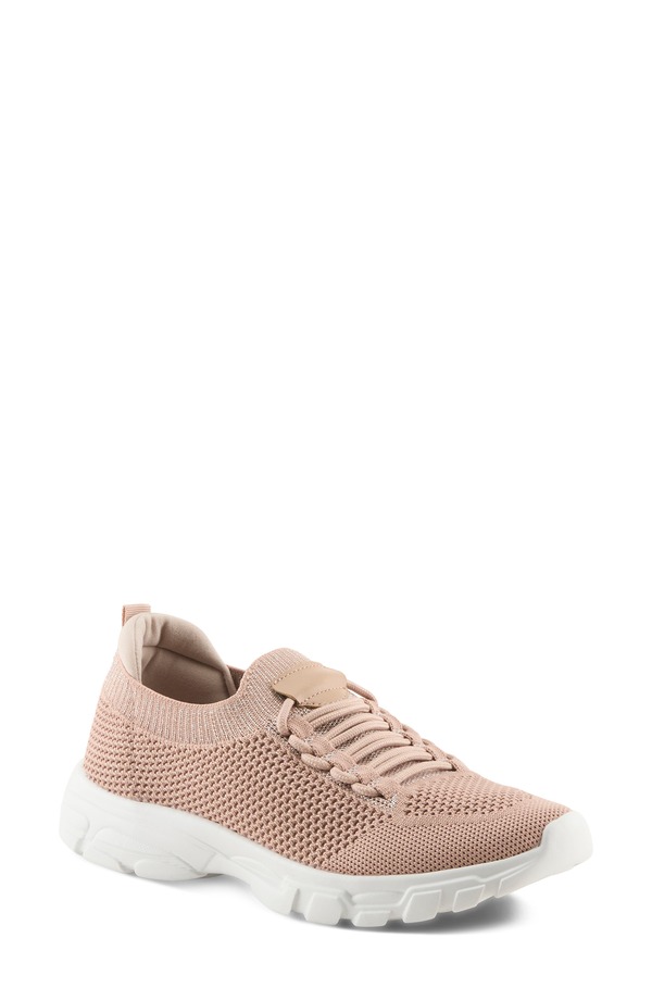 フレクサス レディース シューズ スニーカー Flexus by Spring Step Gambino Low Top Sneaker Blush 毛はらい