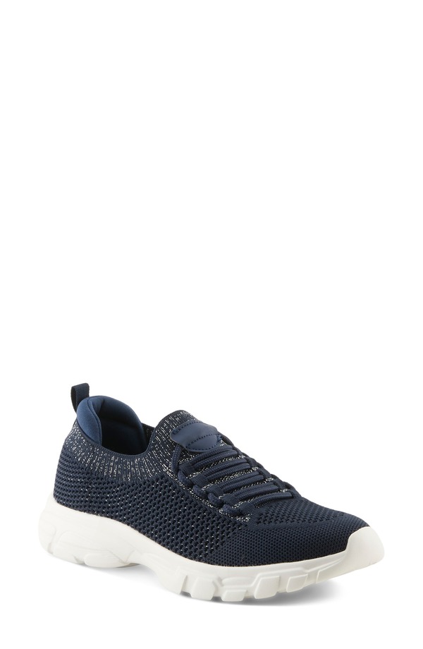 フレクサス レディース シューズ スニーカー Flexus by Spring Step Gambino Low Top Sneaker Navy 米国海軍