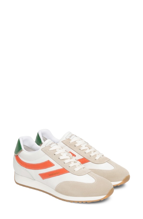 ネーロ ジャルディーニ レディース シューズ スニーカー NeroGiardini Low Top Retro Sneaker White Multi 白いこと