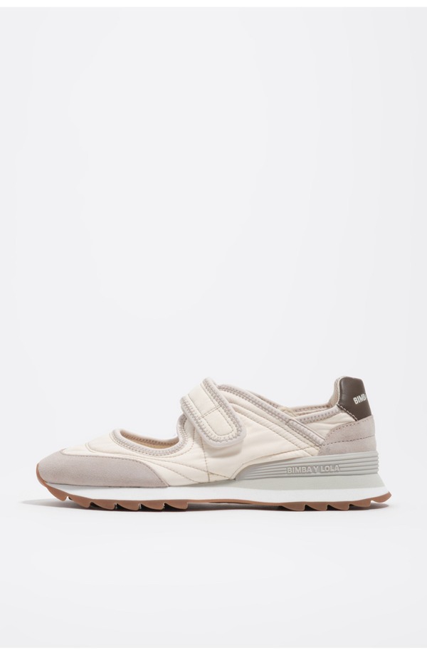 ビンバイローラ レディース シューズ スニーカー Bimba y Lola 13 08 Sporty Ballerina Ivory 象牙色