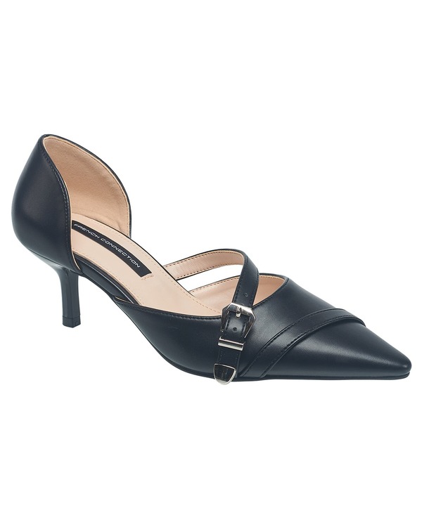 フレンチコネクション レディース シューズ サンダル 踵 French Connection Ladies Elly Heel Black 黒いこと