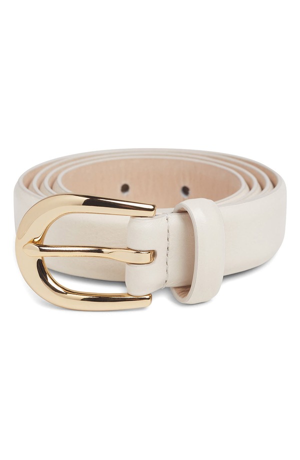 フェイバリット ドーター レディース 添え物 三尺帯 なめし革 Favorite Daughter The Favorite Leather Belt Bone