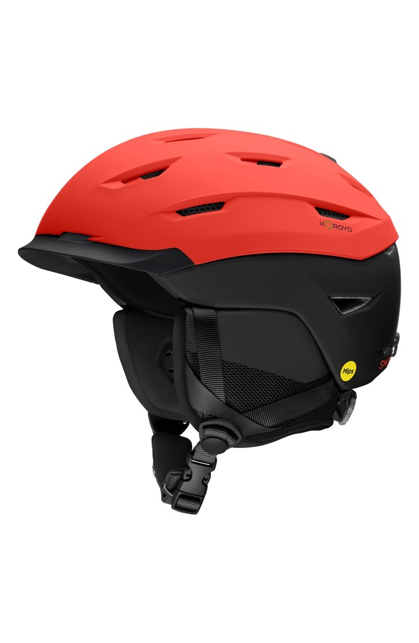 スミス レディース 添え物 かぶり笠 Smith Level Snow Helmet with ミップス Matte Patrol Black 黒いこと