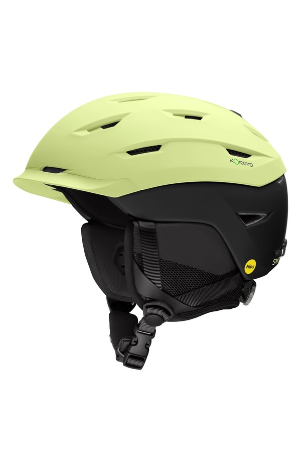 スミス レディース 添え物 かぶり笠 Smith Level Snow Helmet with ミップス Matte Serpentine / Black 黒いこと