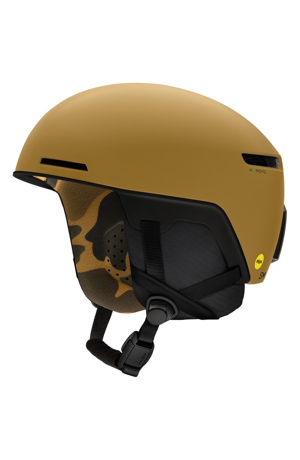 スミス レディース 付属物 鳥打ち帽 Smith Code Snow Helmet with ミップス Matte Coyote