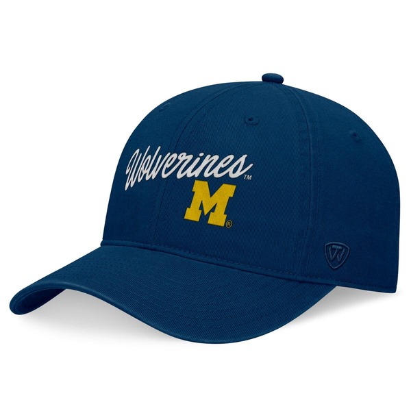 トップオブザワールド レディース 付属物 鳥打ち帽 Men\u0027s Top of the World Navy Michigan Wolverines Heritage CeeCee Adjustable Hat Navy 米国海軍
