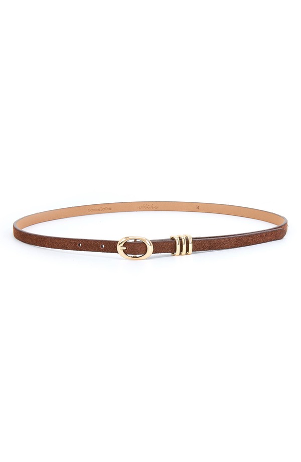 エティカ レディース 添え物 三尺帯 Ettika Triple Keeper Belt Mochand Gold モカ
