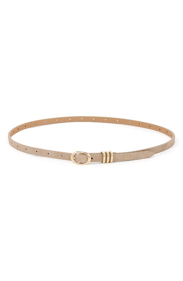 エティカ レディース 添え物 三尺帯 Ettika Triple Keeper Belt Shiitake And Gold ゴールド