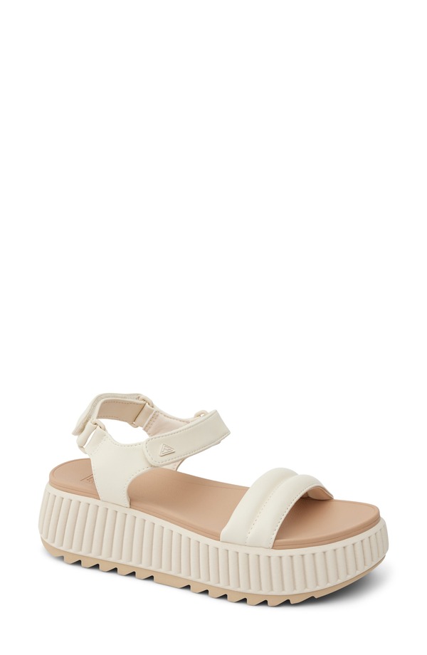 岩礁 レディース シューズ サンダル プラットホーム アンクル Reef Vista Platform Ankle Strap Sandal Vintage Sand 砂子