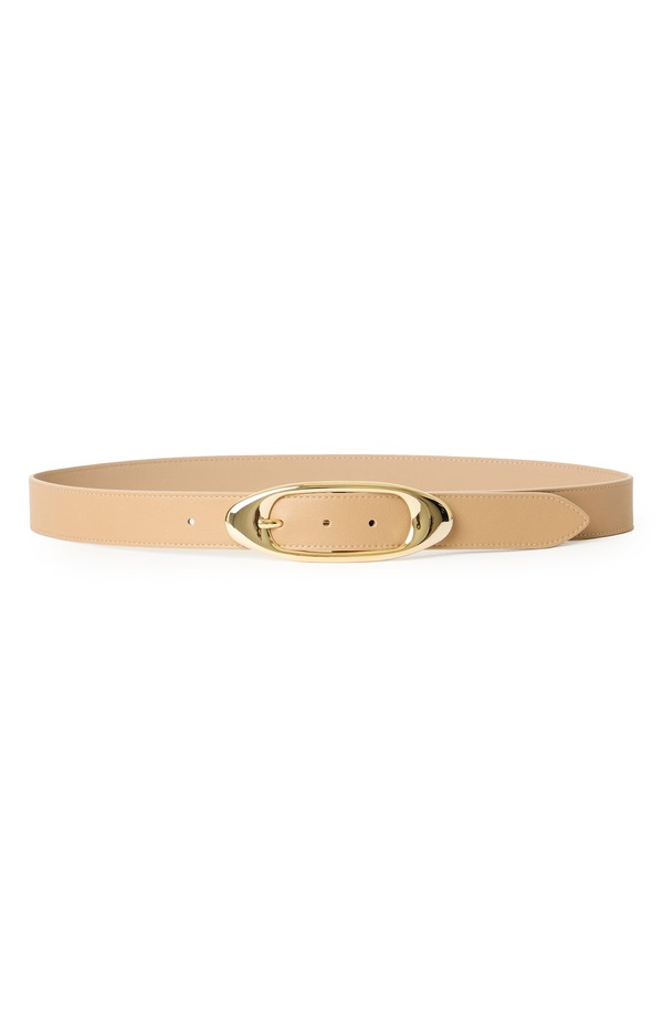 ビーロウザベルト レディース 佩び物 なめし革 B-Low the Belt Candice Leather Belt Biscuit Gold ゴールド