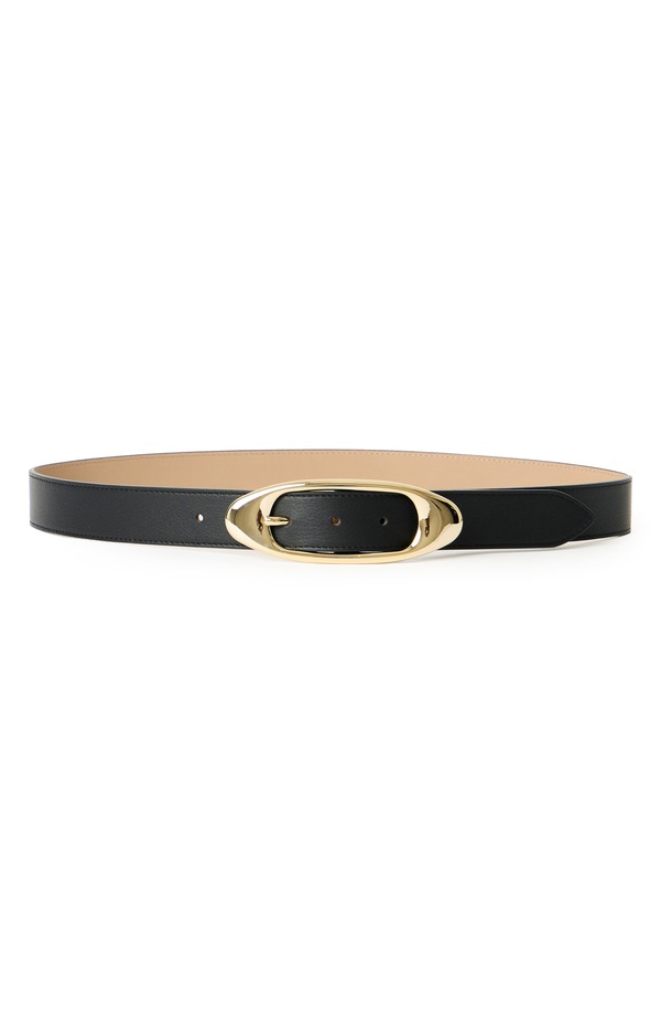 ビーロウザベルト レディース 佩び物 なめし革 B-Low the Belt Candice Leather Belt Black Gold 黒いこと