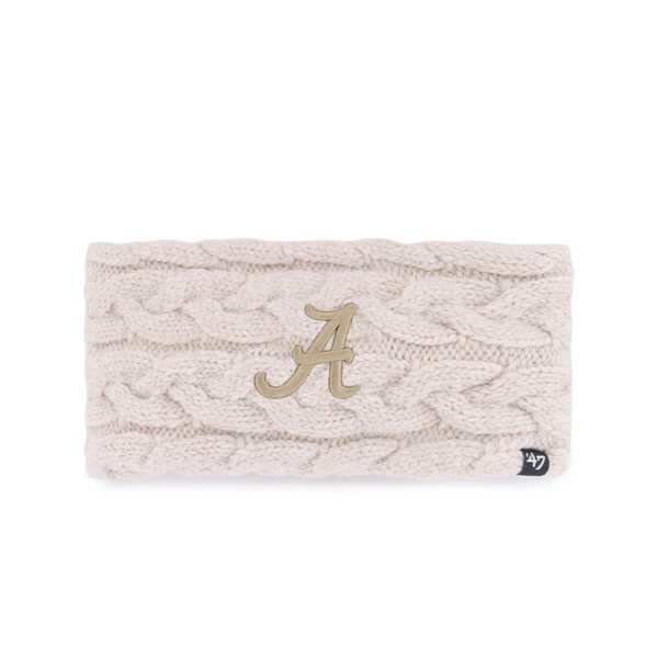 フォーティーセブン レディース 付属物 鳥打ち帽 編み物 Women\u0027s \u002747 Naturalabama Crimson Tide Core \u0026 Inline Latte Knit Headband Natural クリムゾン